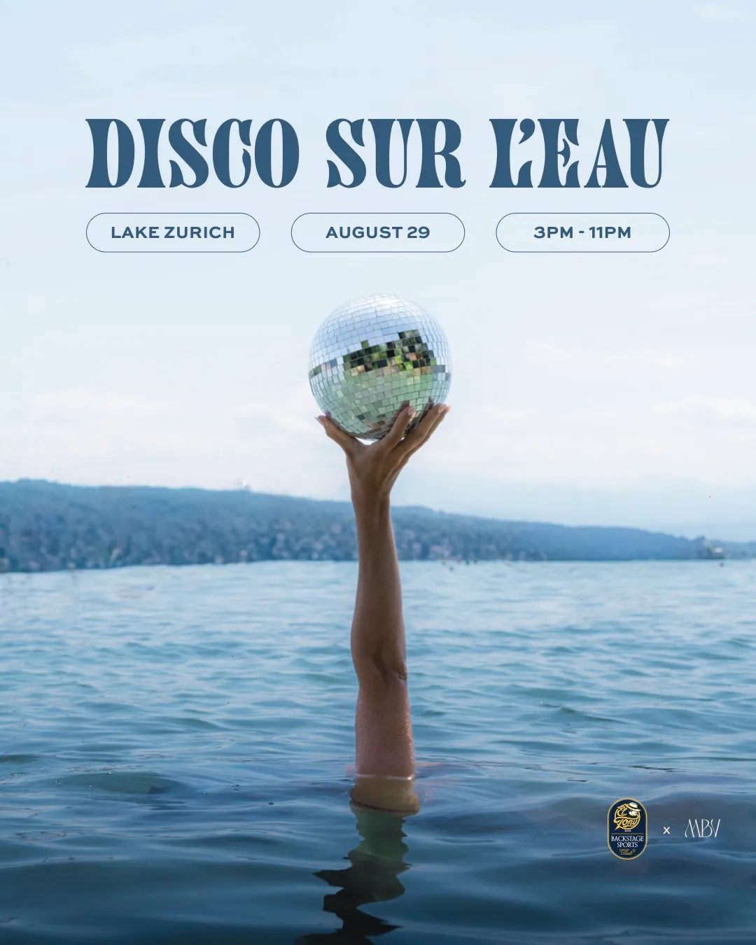 Disco sur l'eau, the poster